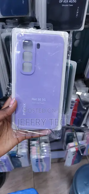 Light Purple (Lilac) Silicone Phone Case for the Infinix Hot 50 5G