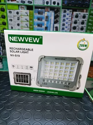 Newvew Solar Rechargeable Emergency Light Type C Charging
