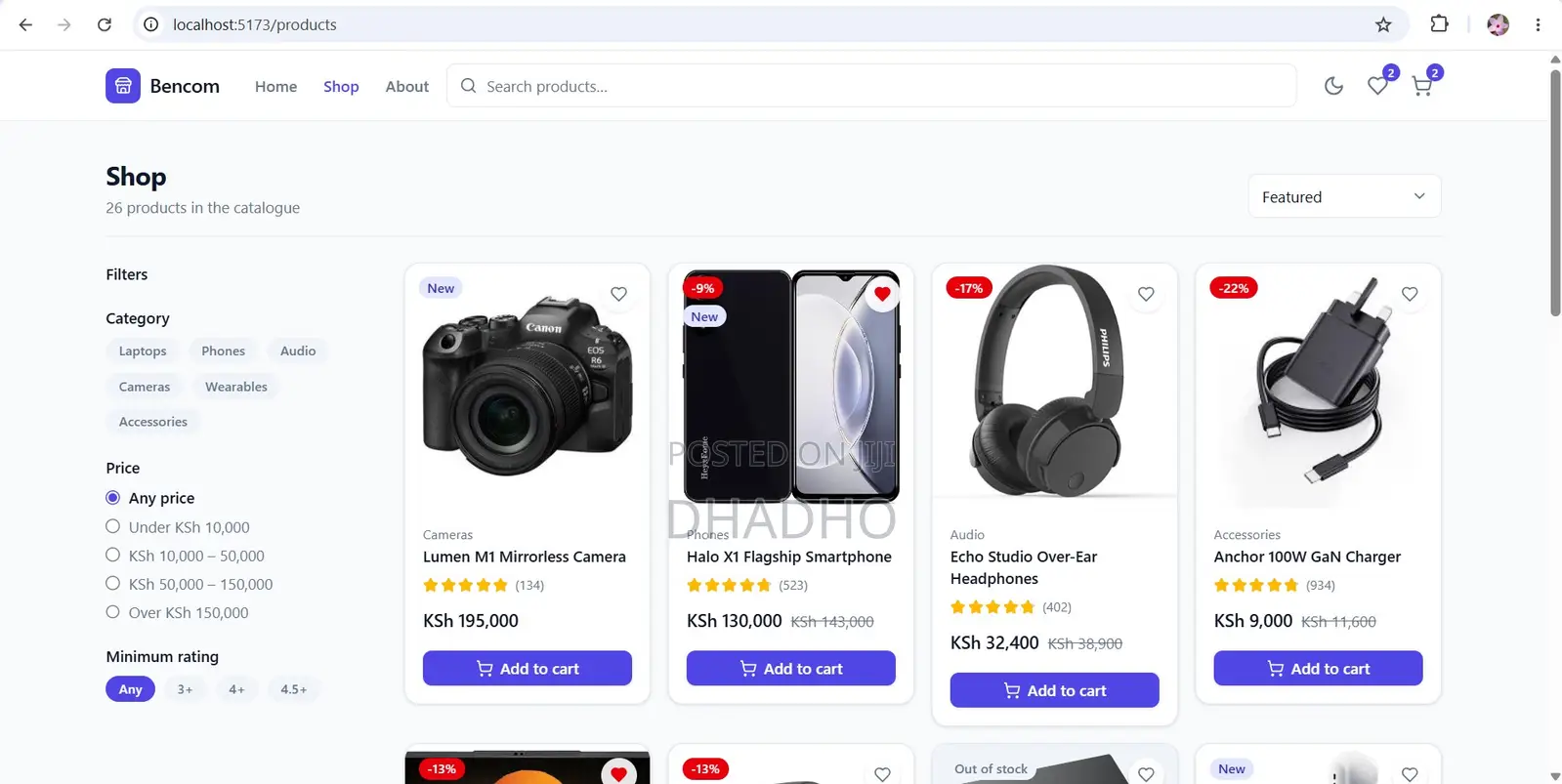 Ecommerce Web App