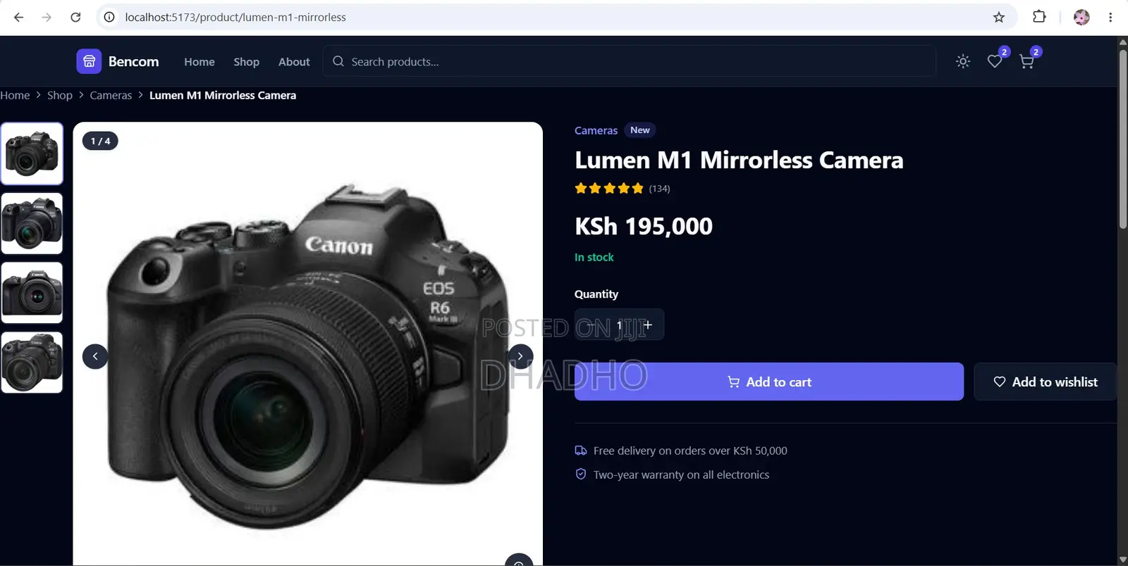 Ecommerce Web App