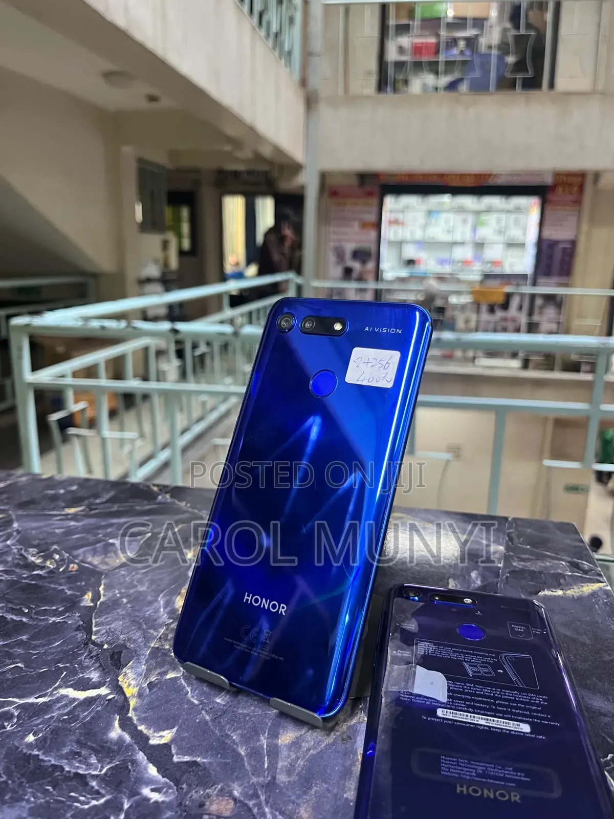 New Honor V20 256 GB Blue