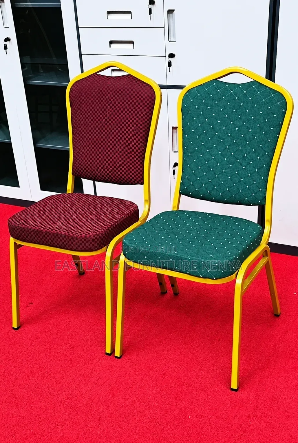 Luxury Gold Frame Banquet Chairs – Padded Wedding & Event Chairs