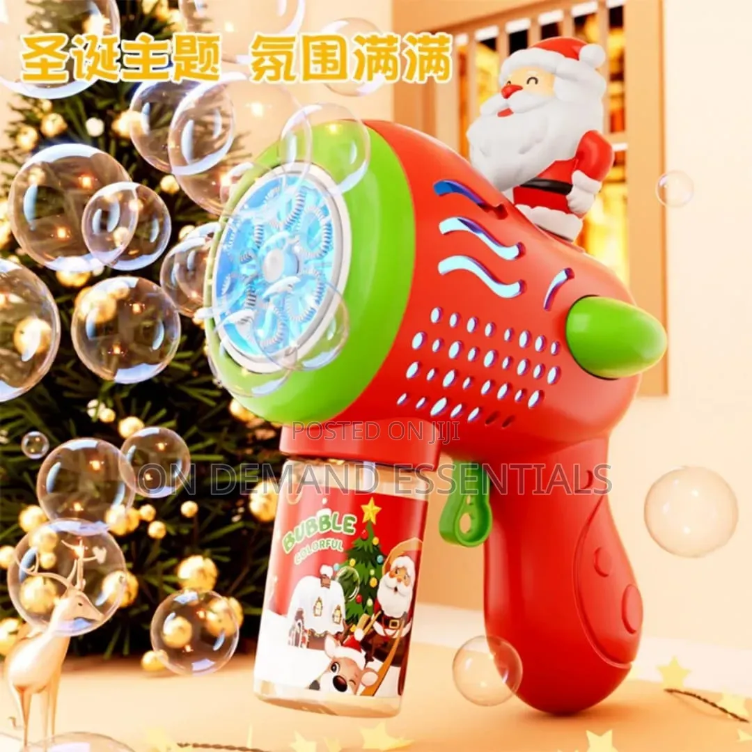 Christmas Themed Bubble Gun