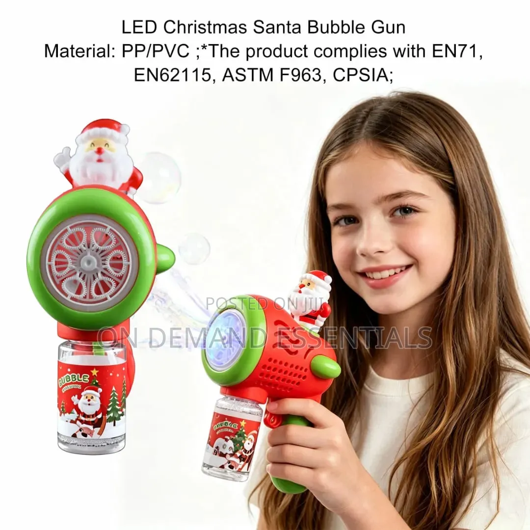 Christmas Themed Bubble Gun