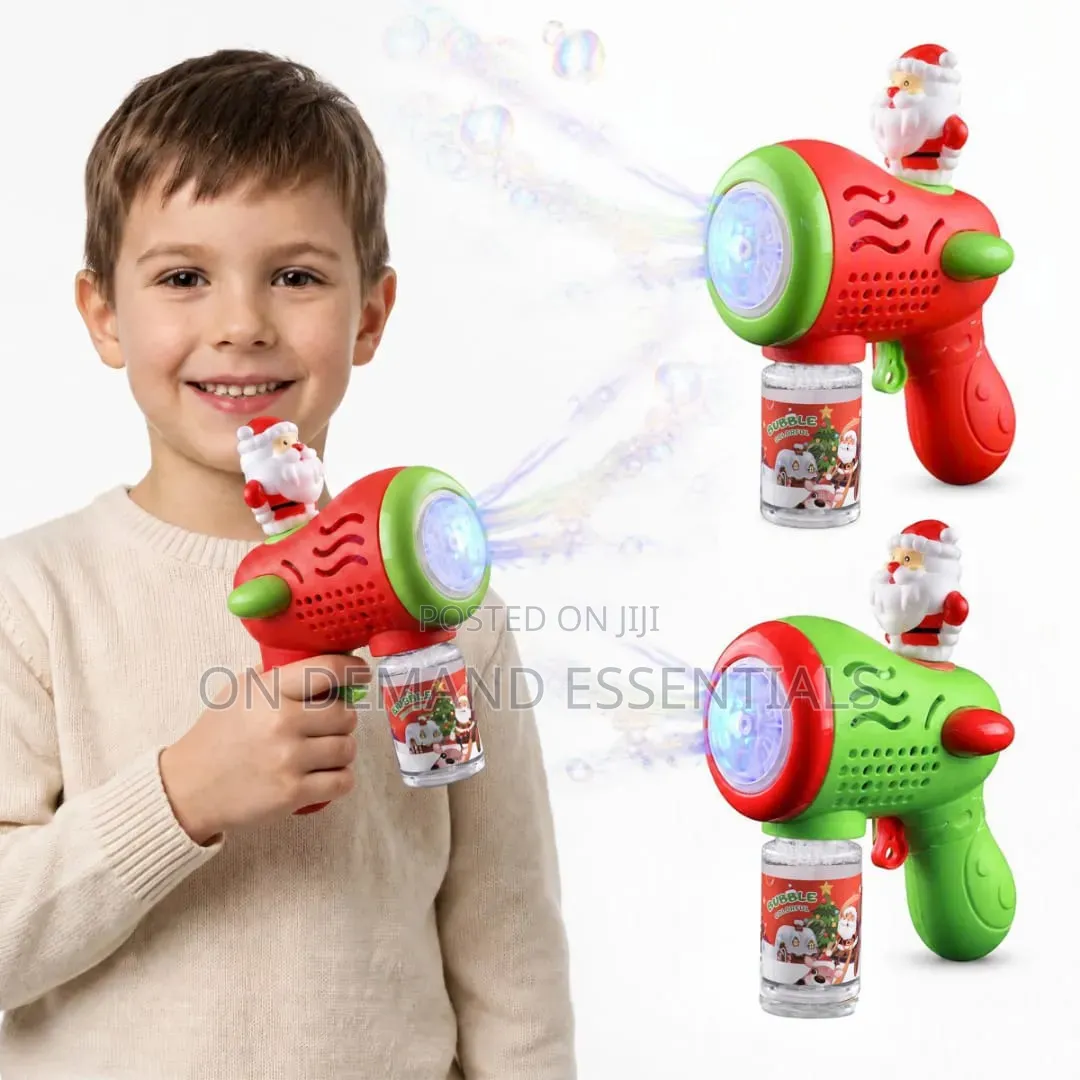 Christmas Themed Bubble Gun