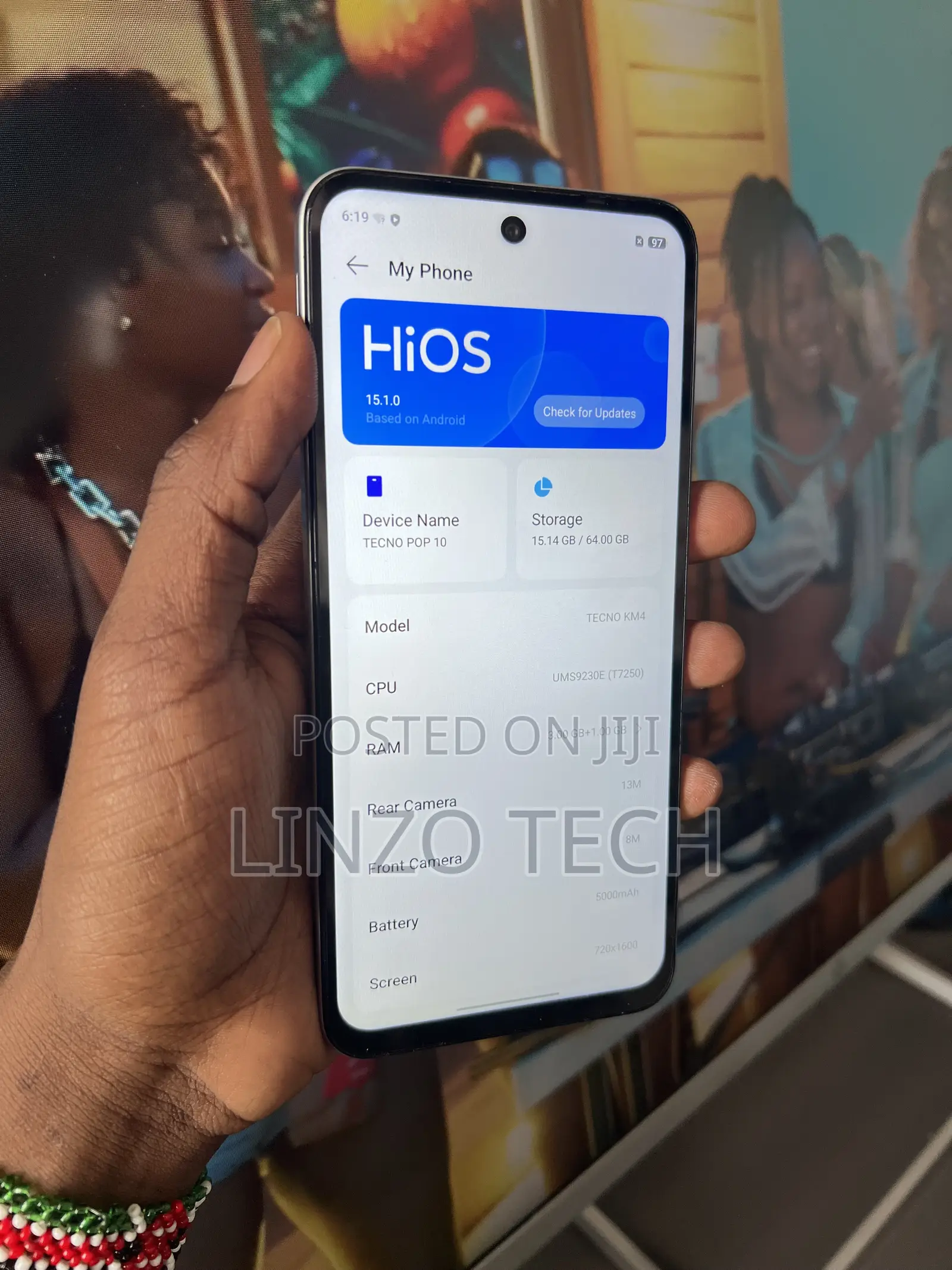 Tecno Pop 10 64 GB White