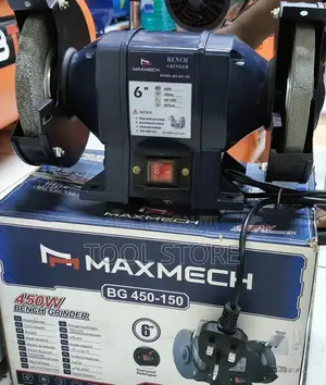 Maxmech 450W Heavy-Duty Bench Grinder/150mm Double-Wheel Bench Grinder