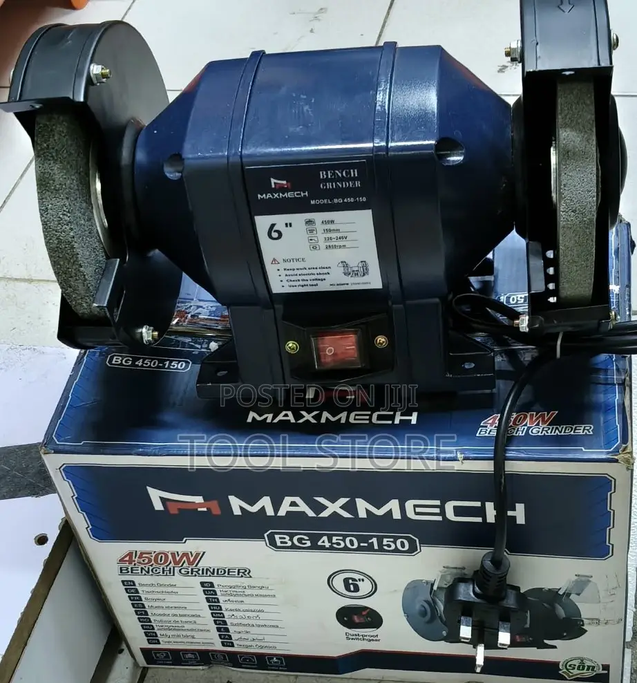 Maxmech Metal Sharpening Machine/6-Inch Workshop Grinding Machine