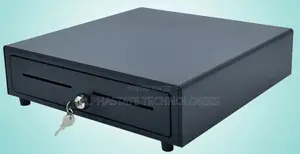 Black Ocom Electronic Metal Cash Drawer 5/8 Apartments