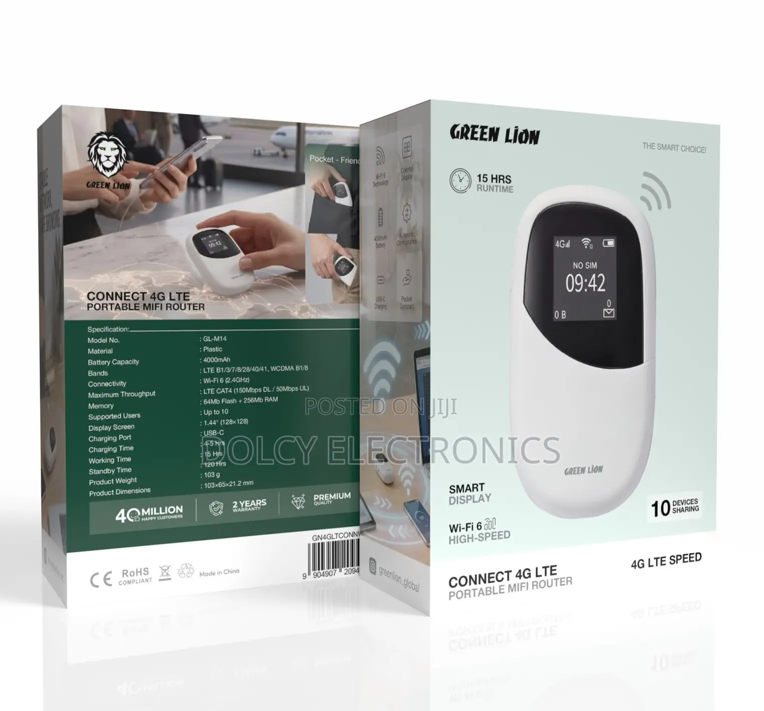 Connect 4G LTE Portable MiFi Router