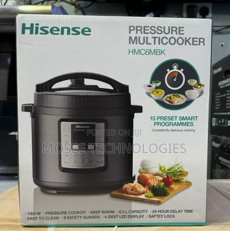 Hisense Pressure Cooker 6 Liters 6-in-1 Multi Cooker