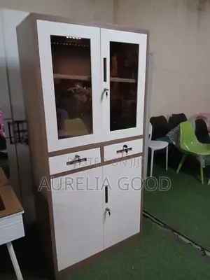 Office Cabinet/Glass Door Filing Storage Cabinet