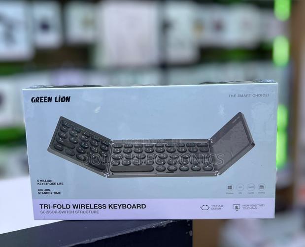 Green Lion Tri-Fold Wireless Keyboard - thumbnail 2