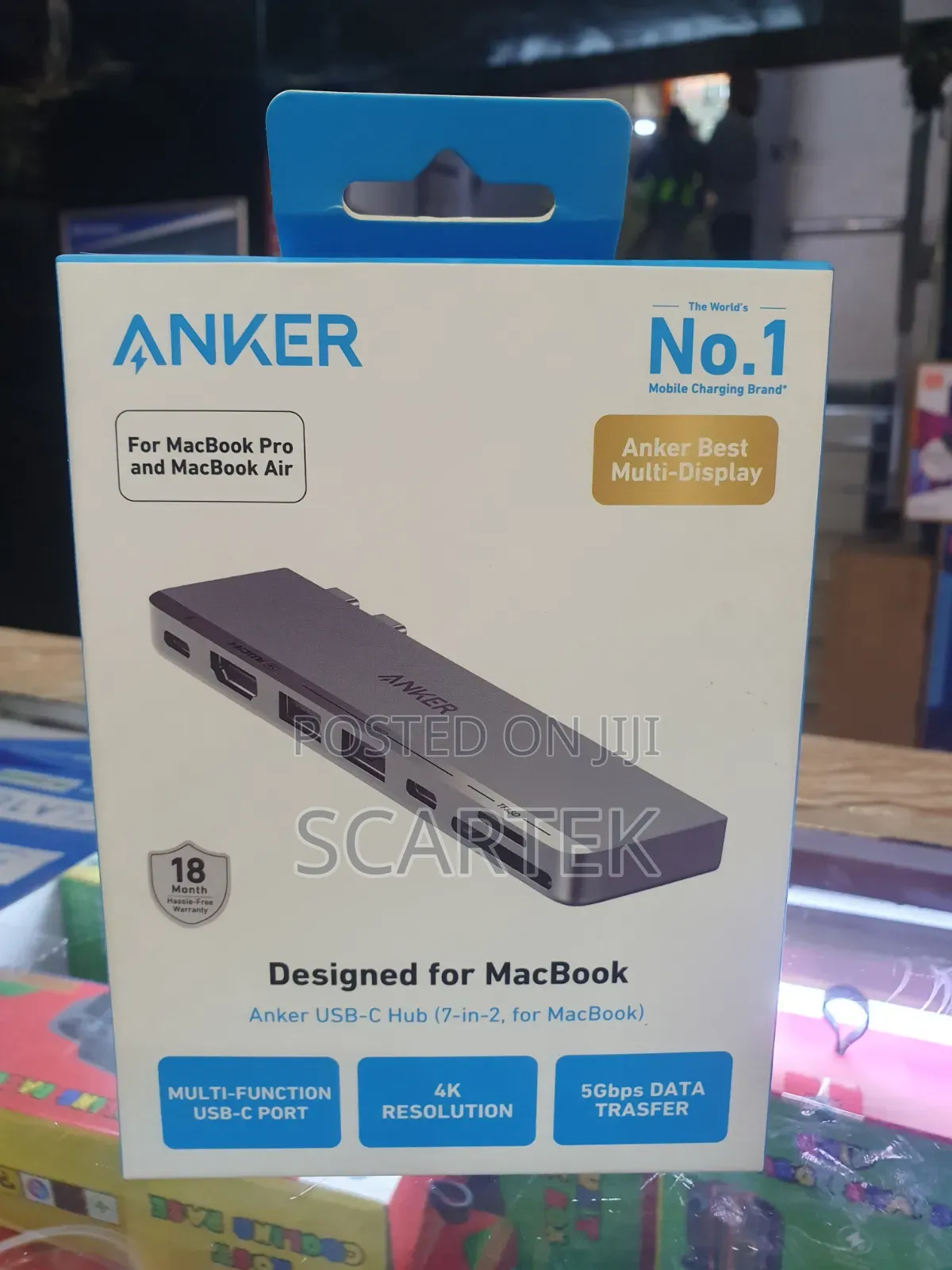 Anker 547 USB-C Hub (7-in-2, for MacBook)