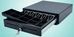 AOCOM Electronic Metal POS Cash Drawer for Heavy-Duty Cash Storage