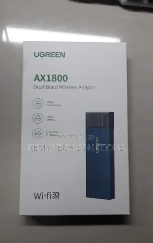 UGREEN AX1800 Dual-Band Wireless USB Adapter (Wi-Fi 6) - CM499