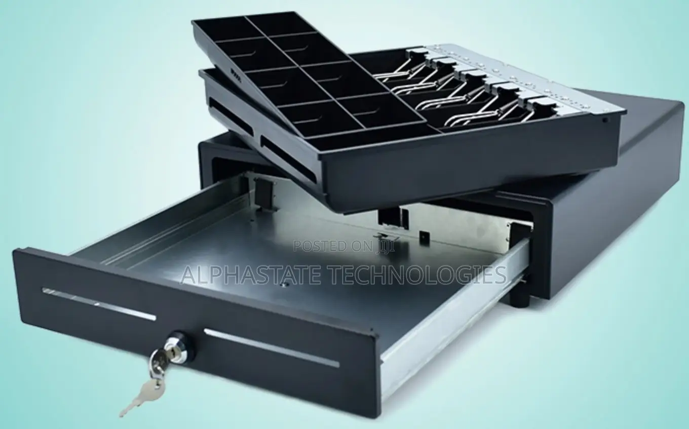 Automatic Small Metal CashDrawer Front Bill Slot With 3-Position Locks