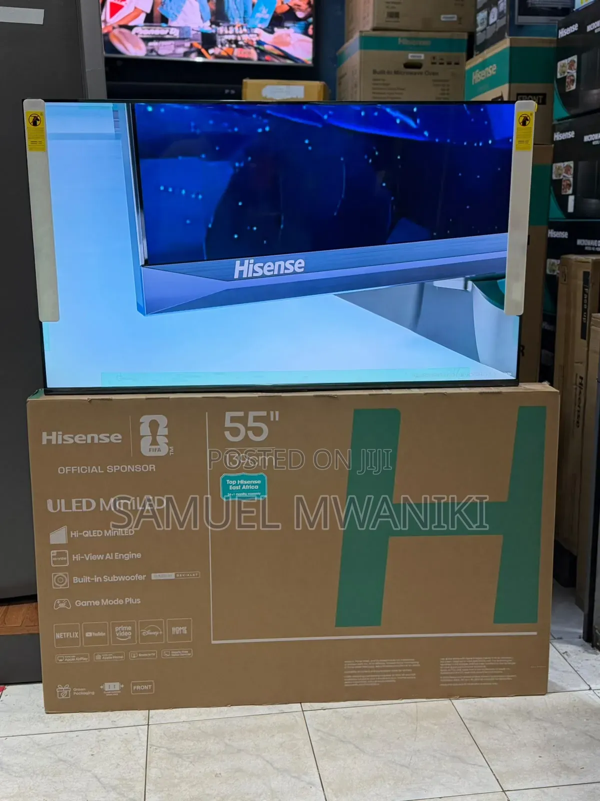 Hisense 55" U6S MiniLED Smart TV
Latest Model Frameless Screen
