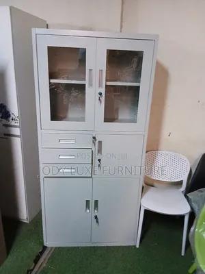 Office Cabinet/Glass Door Filing Storage Cabinet