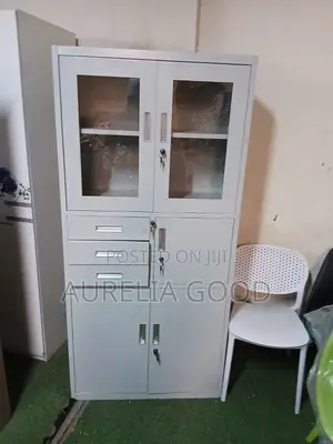 Office Cabinet/Glass Door Filing Storage Cabinet