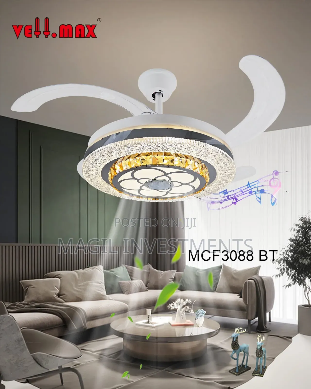 Crystal Chandelier With a Fun