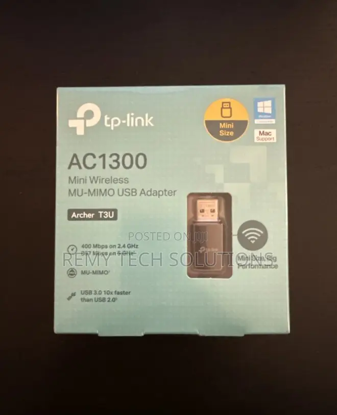 TP-Link AC1300 Mini Wireless MU-MIMO USB Adapter - TL-ARCHER T3U