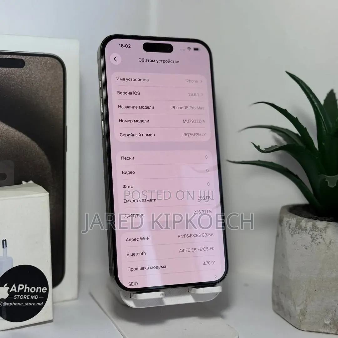 Apple iPhone 15 Pro Max 256 GB Silver