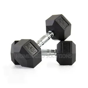 10kg Hexagon Coated Dumbells