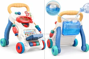 Music Push Walker With Water Tank – Baby Walking Support Toy With Es