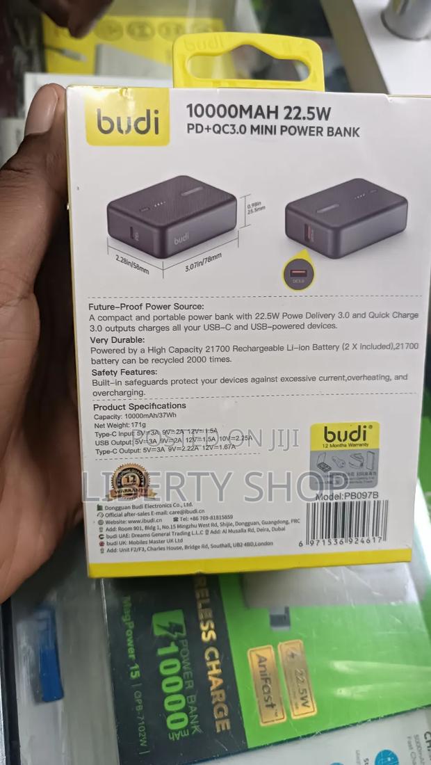Power Bank/ Budi Original Mini Powebank - thumbnail 2