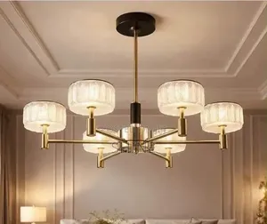 Stunning Modern Gold Chandelier