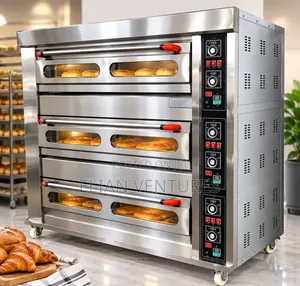 Three Deck Nine Tray Electric Oven