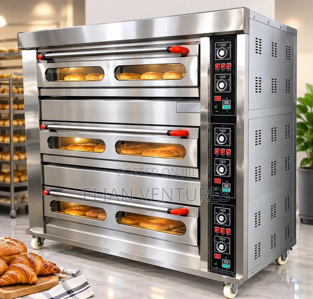 Three Deck Nine Tray Electric Oven - main view