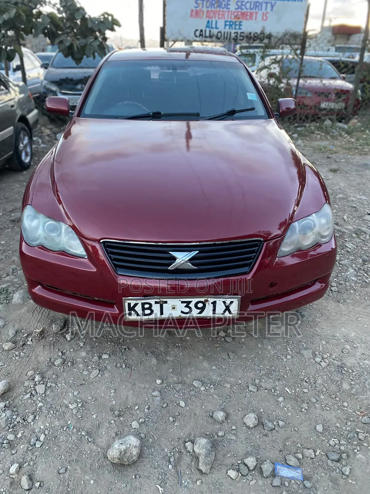 Toyota Mark X 2006 Maroon