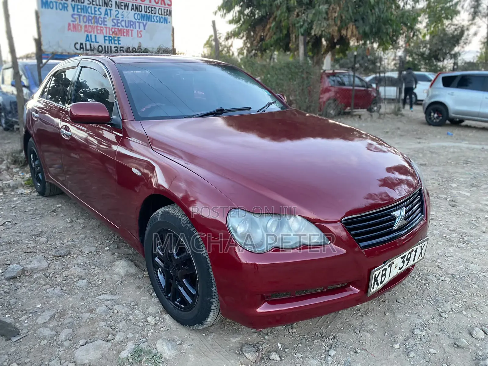 Toyota Mark X 2006 Maroon
