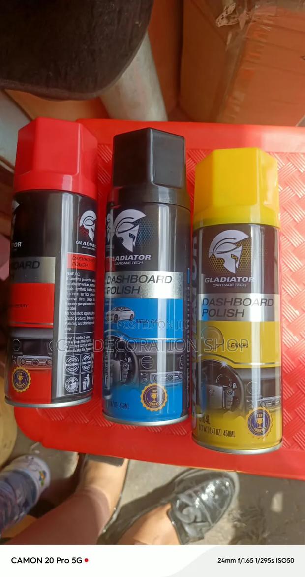 3pc Gladiator Dashboard Polish Spray 450ml - main view