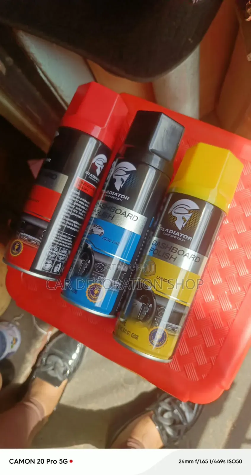 3pc Gladiator Multi Surface Dashboard Spray Polish for Plastic,leather