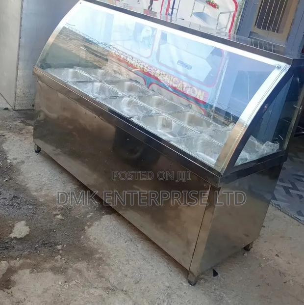 Stainless Steel Food Warmer Display - main view
