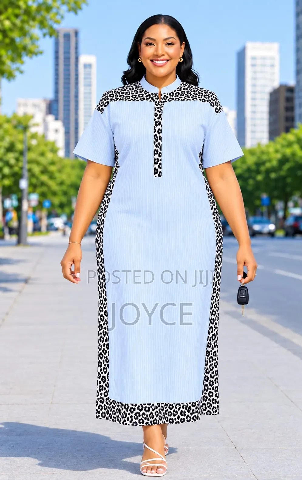 Sleeveless Stripped Maxi