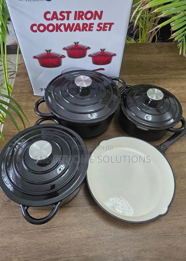 7pcs Enamelcast Iron Cookware - thumbnail 2