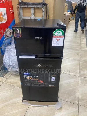 Ecomax 108L Double Door Refrigerator With Free Fridge Guard