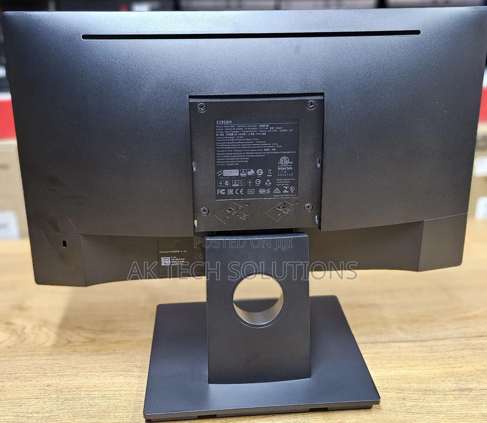 Dell E1916h Monitor (Brand New) Display Size: 18.5"