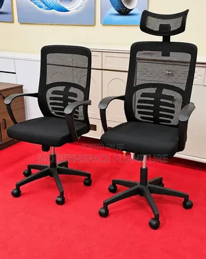 Black Mesh Office Chairs With Headrests