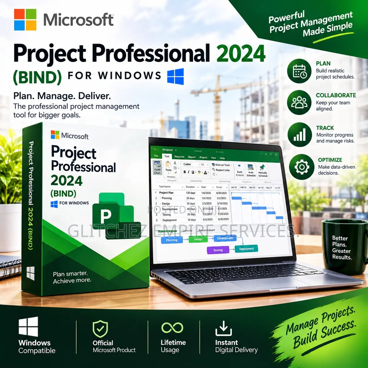 Microsoft Project Professional 2024 (Bind)