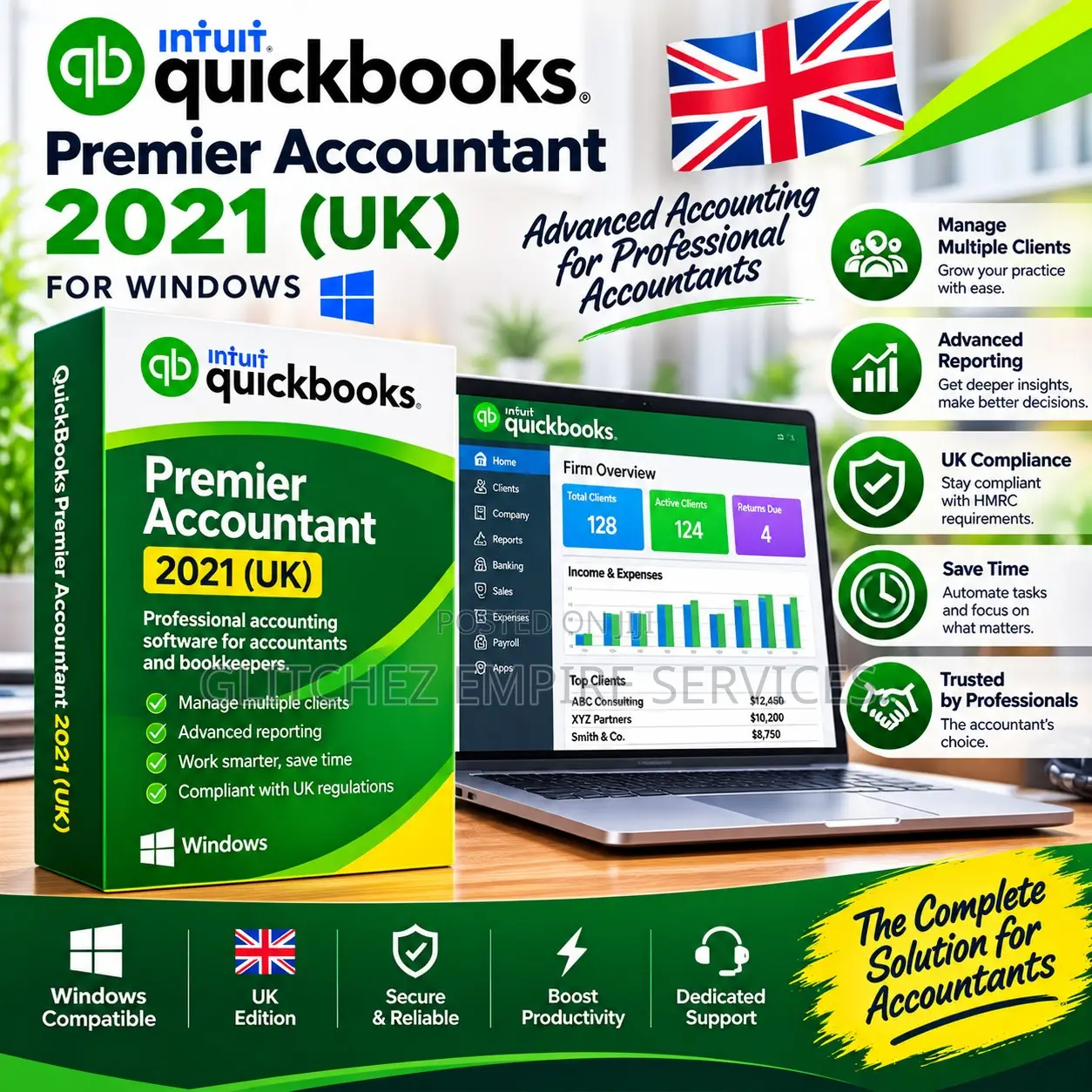 Intuit Quickbooks Premier Accountant 2021(UK)