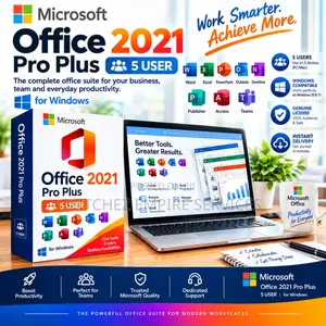 Microsoft Office 2021 Pro Plus Genuine Key (5 Pcs)