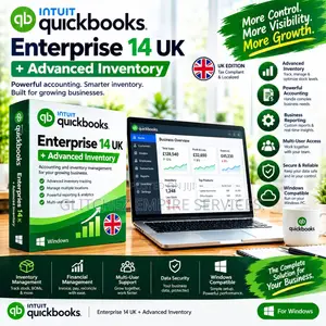 Intuit Quickbooks Enterprise 14 Uk + Advanced Inventory