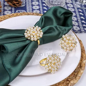 Napkin Ring Holder With Beads