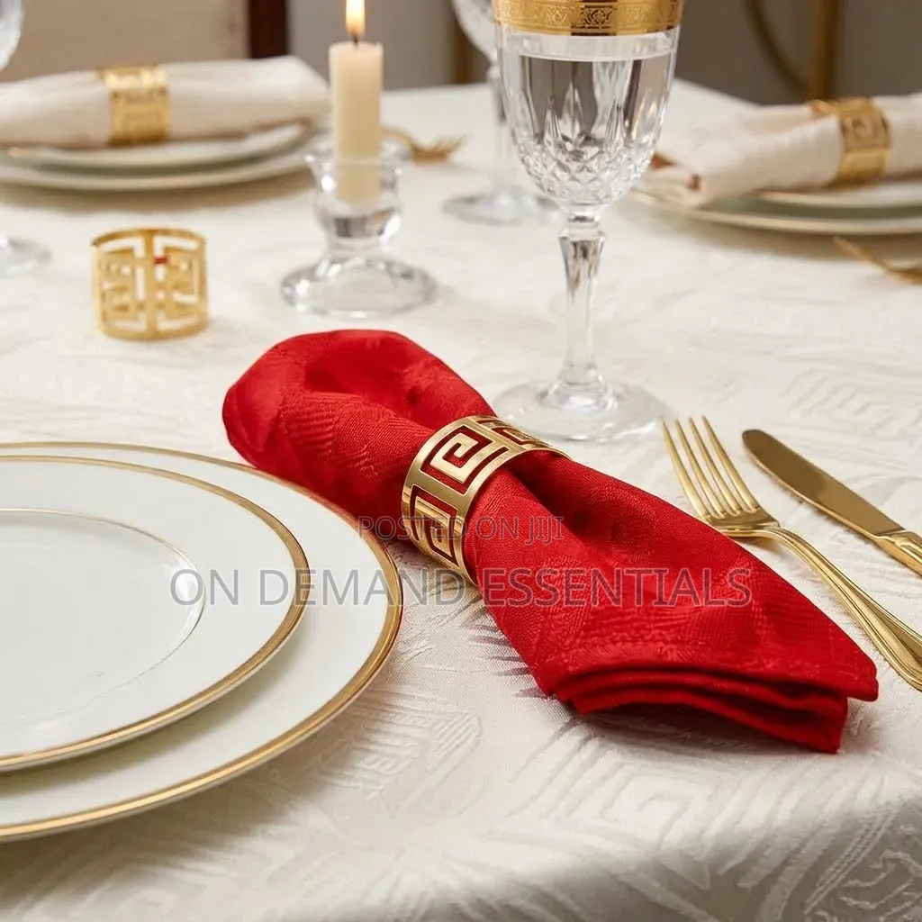Napkin Holder Ring Gold
