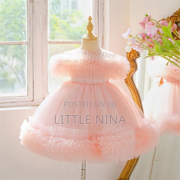 Fancy Cream Baby Girls Dress